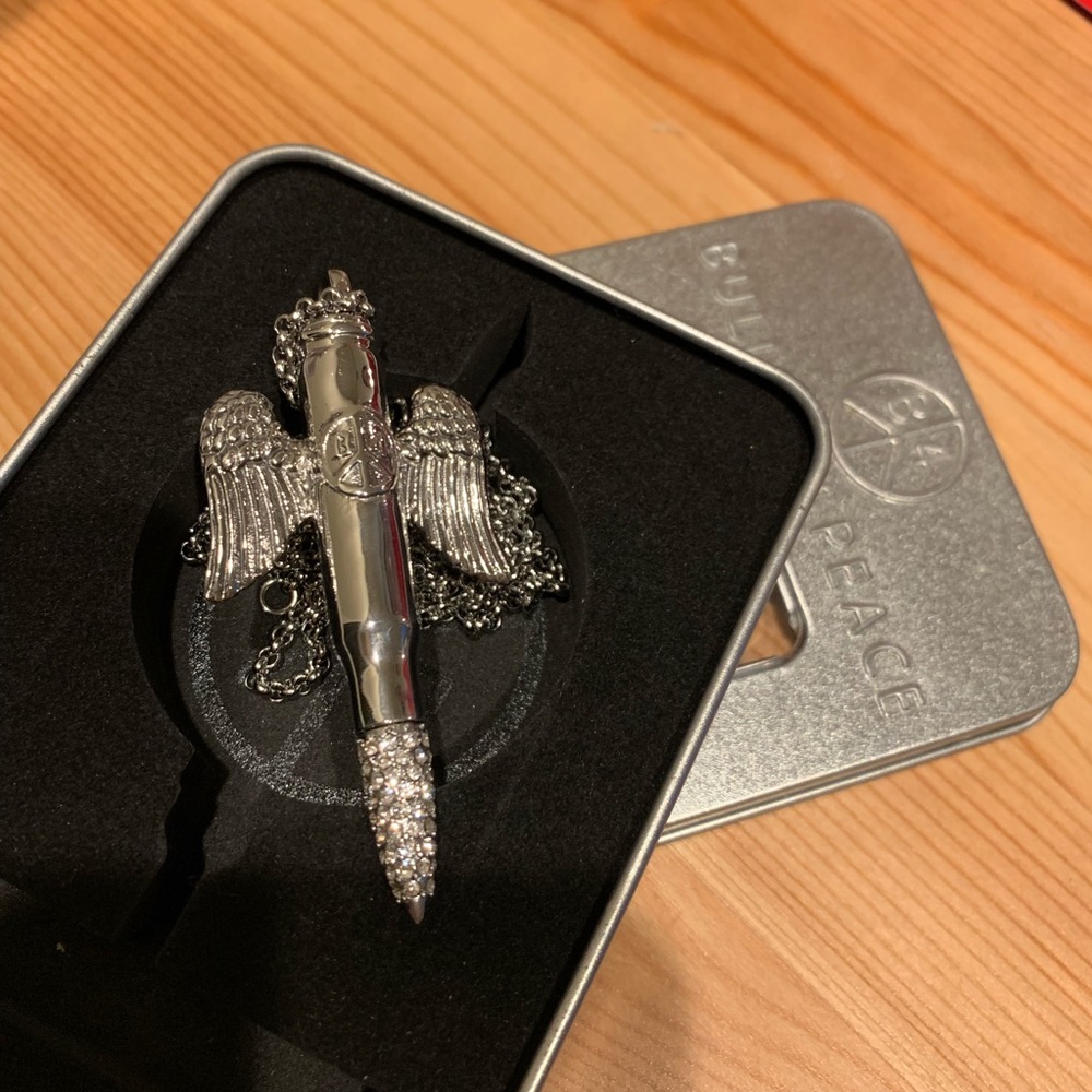 Bullets 4 Peace Necklace Brand New